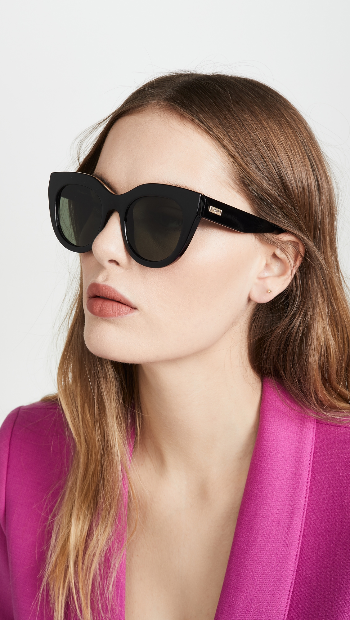 Air Heart Sunglasses Black Gold/Khaki Mono One Size