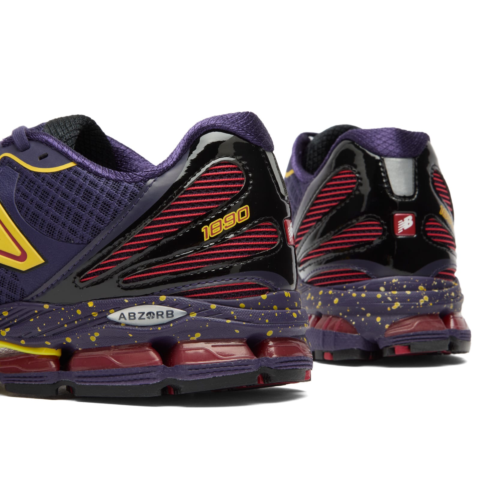 Men's Abzorb 1890 Sneaker Boysenberry/Punch Yellow