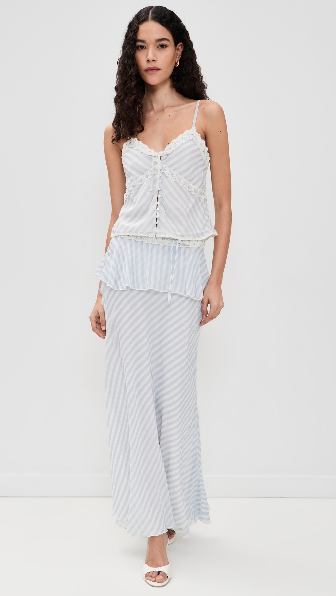 Sylette Maxi Skirt Lariat Blue