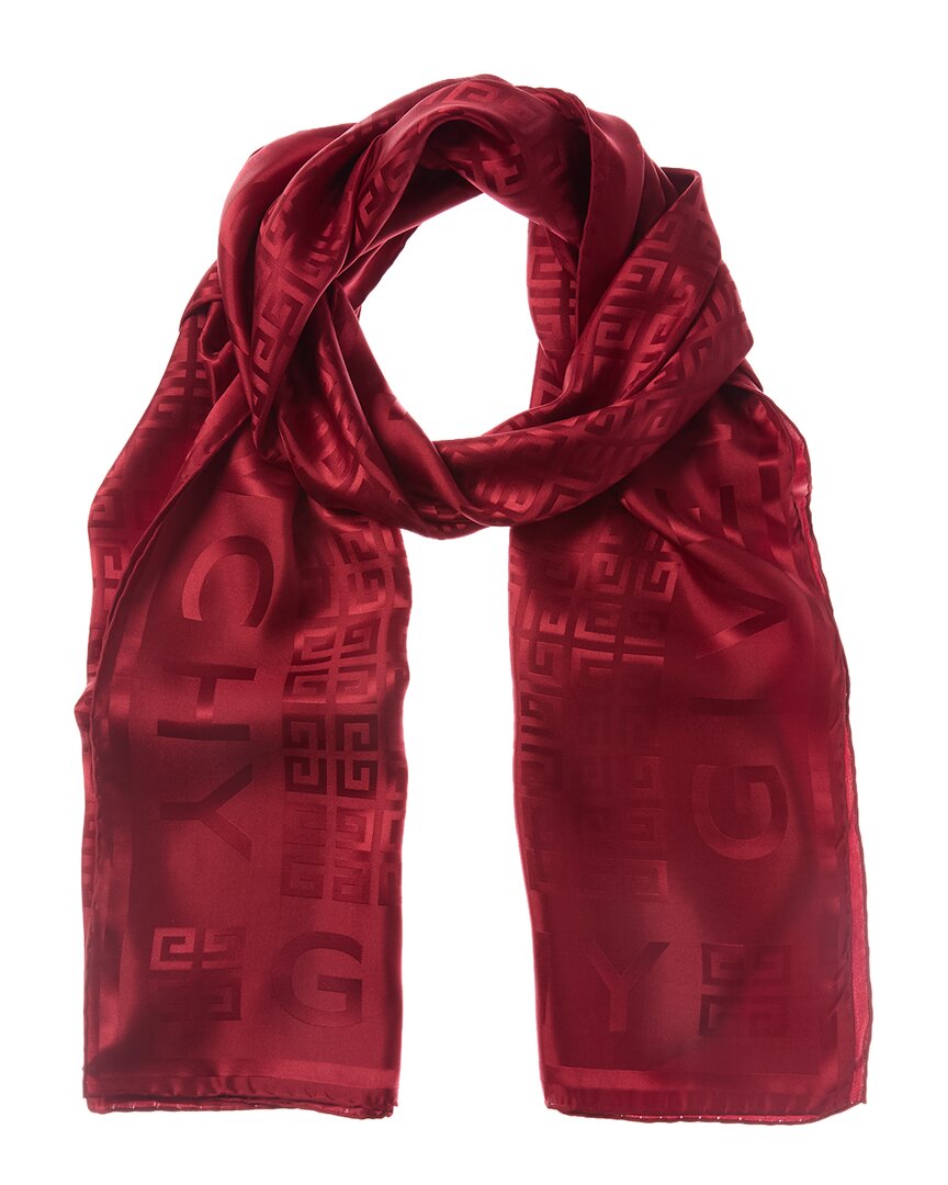 4G Logo Silk Scarf