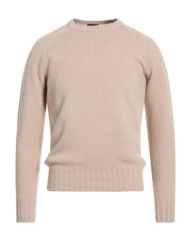 Man Sweater Sand Size 36 Merino Wool