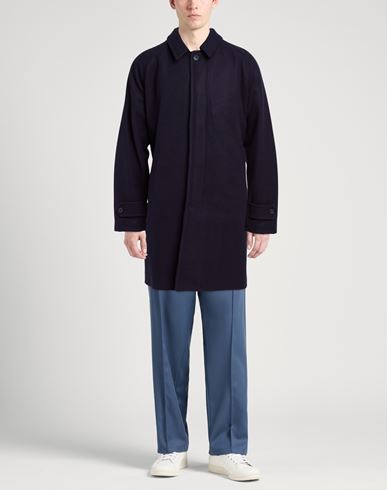 At. p.co Man Coat Navy Size XL Polyester, Acrylic, Wool