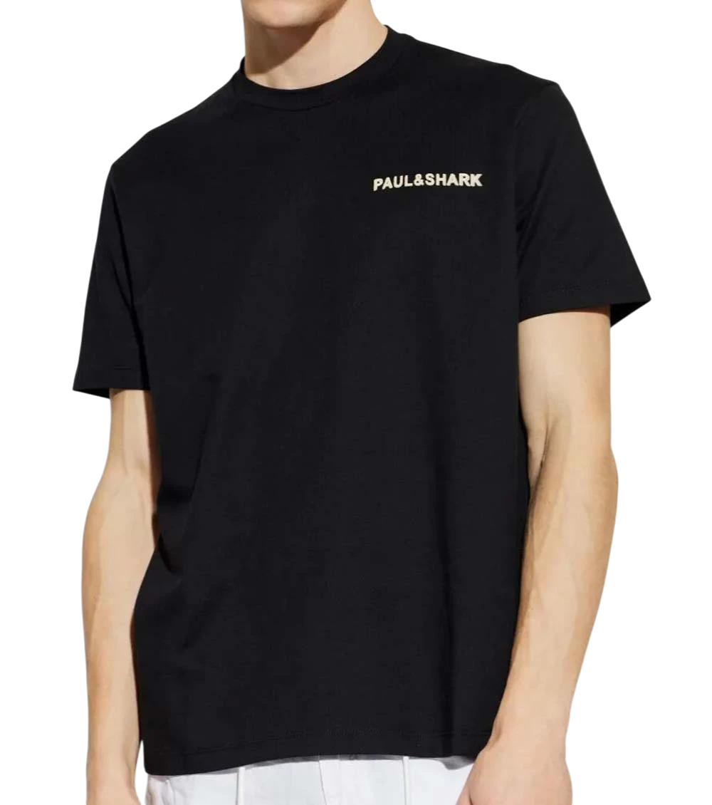 Shark-detail Cotton T-shirt