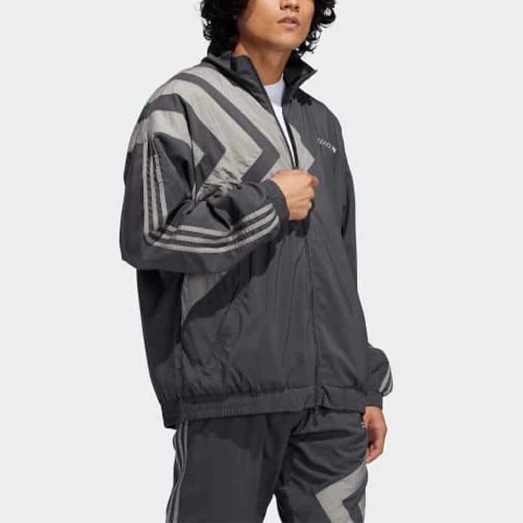 Originals logo Printing Stand Collar Sports Jacket Gray