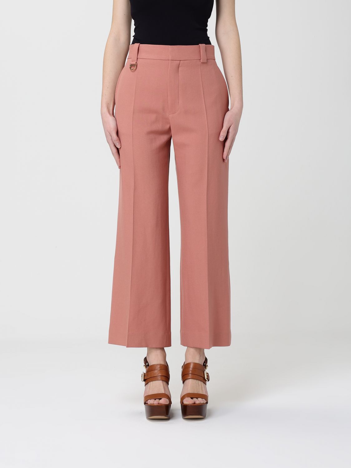 Pants CHLOÉ Woman color Pink
