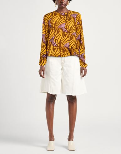 Malìparmi Woman Top Marigold Size 10 Polyester, Elastane