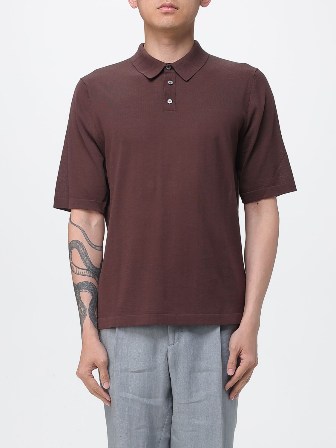 T-Shirt Men color Brown