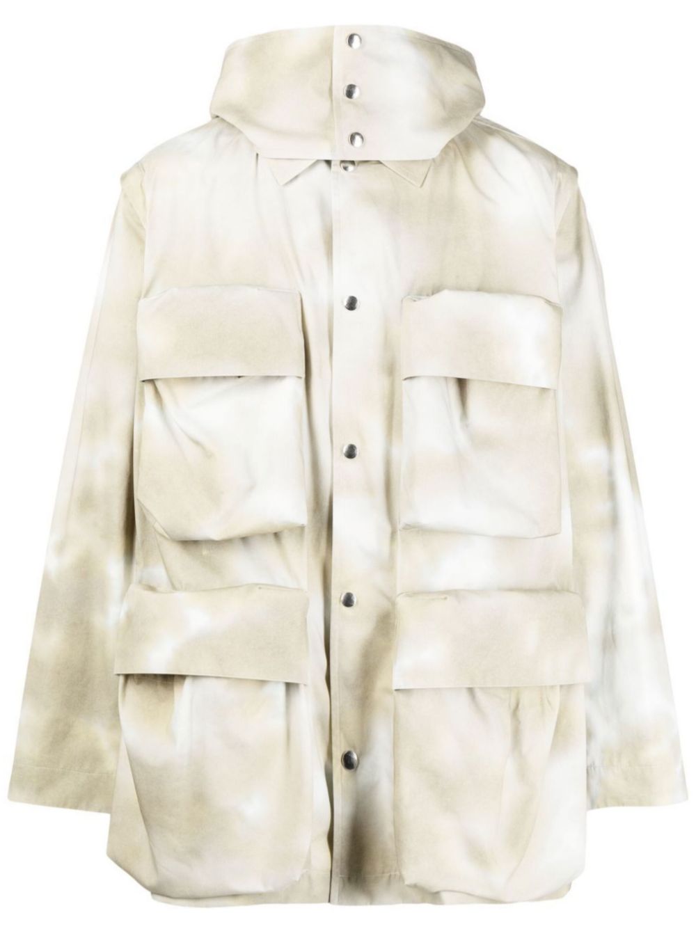 Tie-dyed jacket - Neutrals