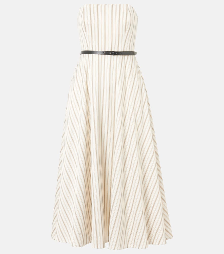 Fervida cotton and linen midi dress