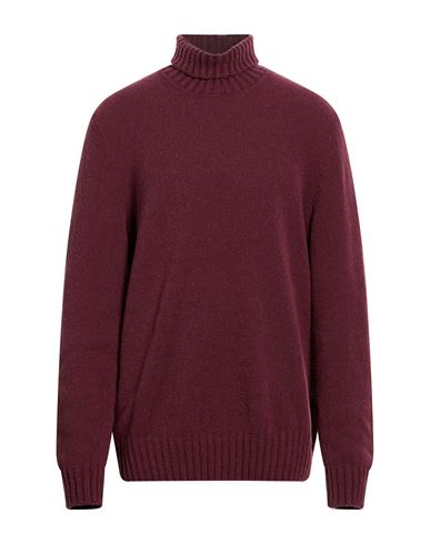 Man Turtleneck Garnet Size 46 Virgin Wool, Polyamide