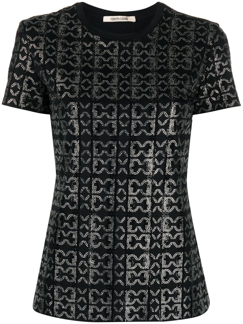 Logo-embellished cotton T-shirt - Black