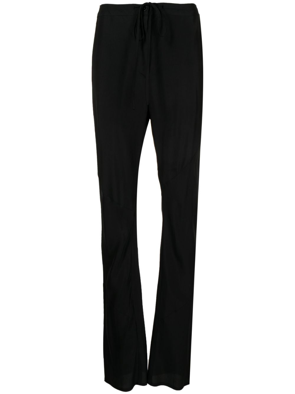 Straight-leg trousers - Black