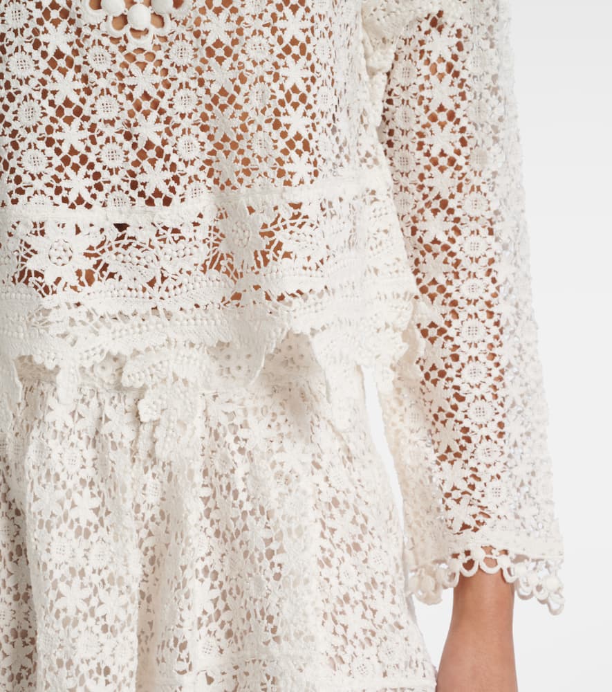 Hyliana cotton lace top