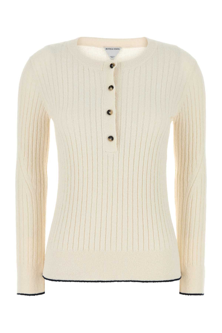 Ivory Bouclã Top