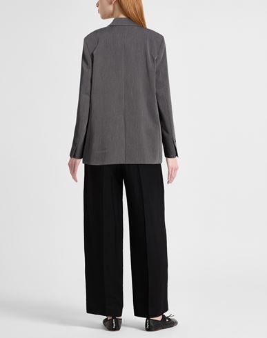 Woman Blazer Grey Size 6 Polyester, Viscose, Elastane