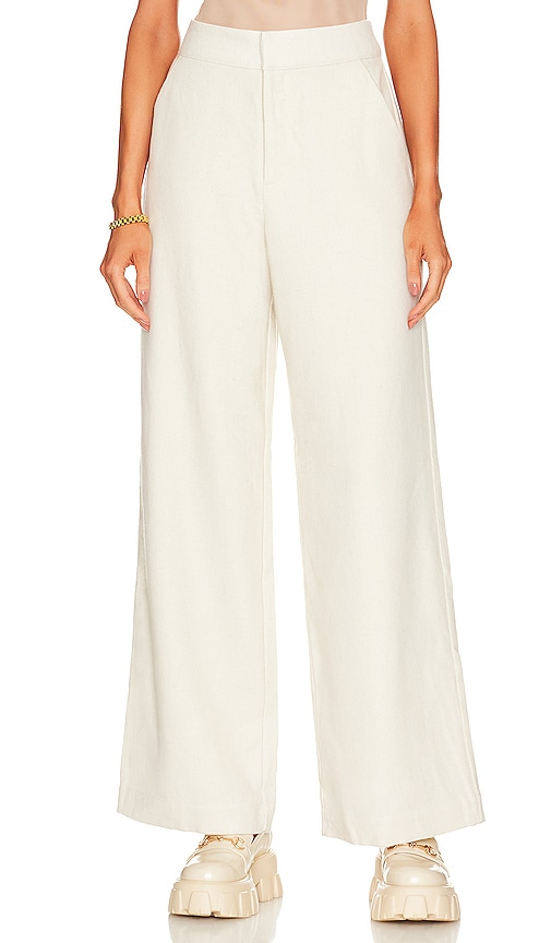 Ena Pelly PANTALON BELLA en Cream.  6/XS. Also en