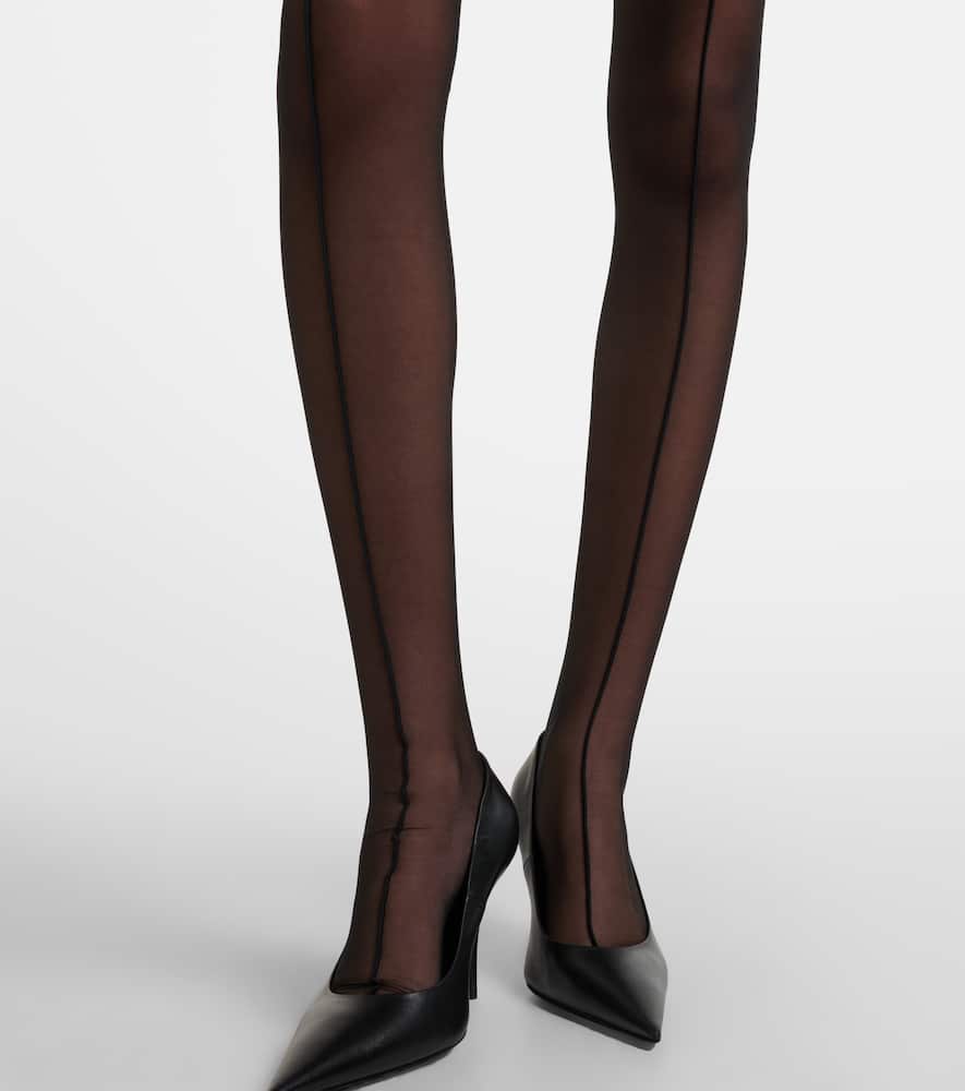 Re/edit sheer tulle tights