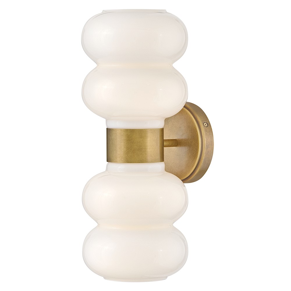 Lacquered Brass LED Wall Sconce from the Nadia Collection
