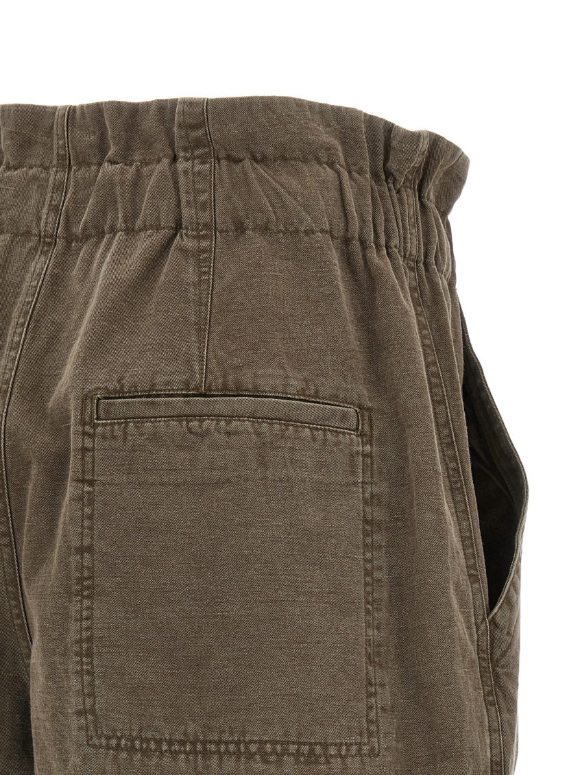 Marant étoile Nirma Linen Blend Shorts