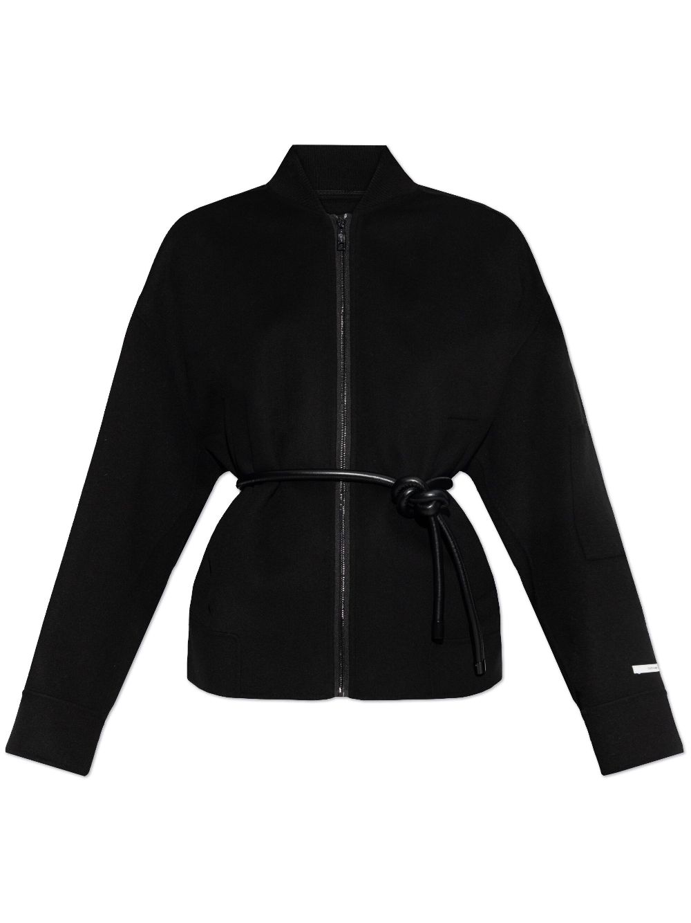 Wool bomber jacket - Black