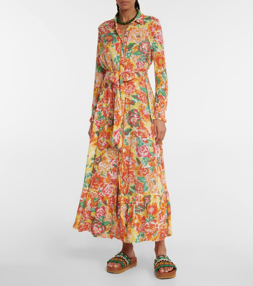 Kimi floral shirt dress