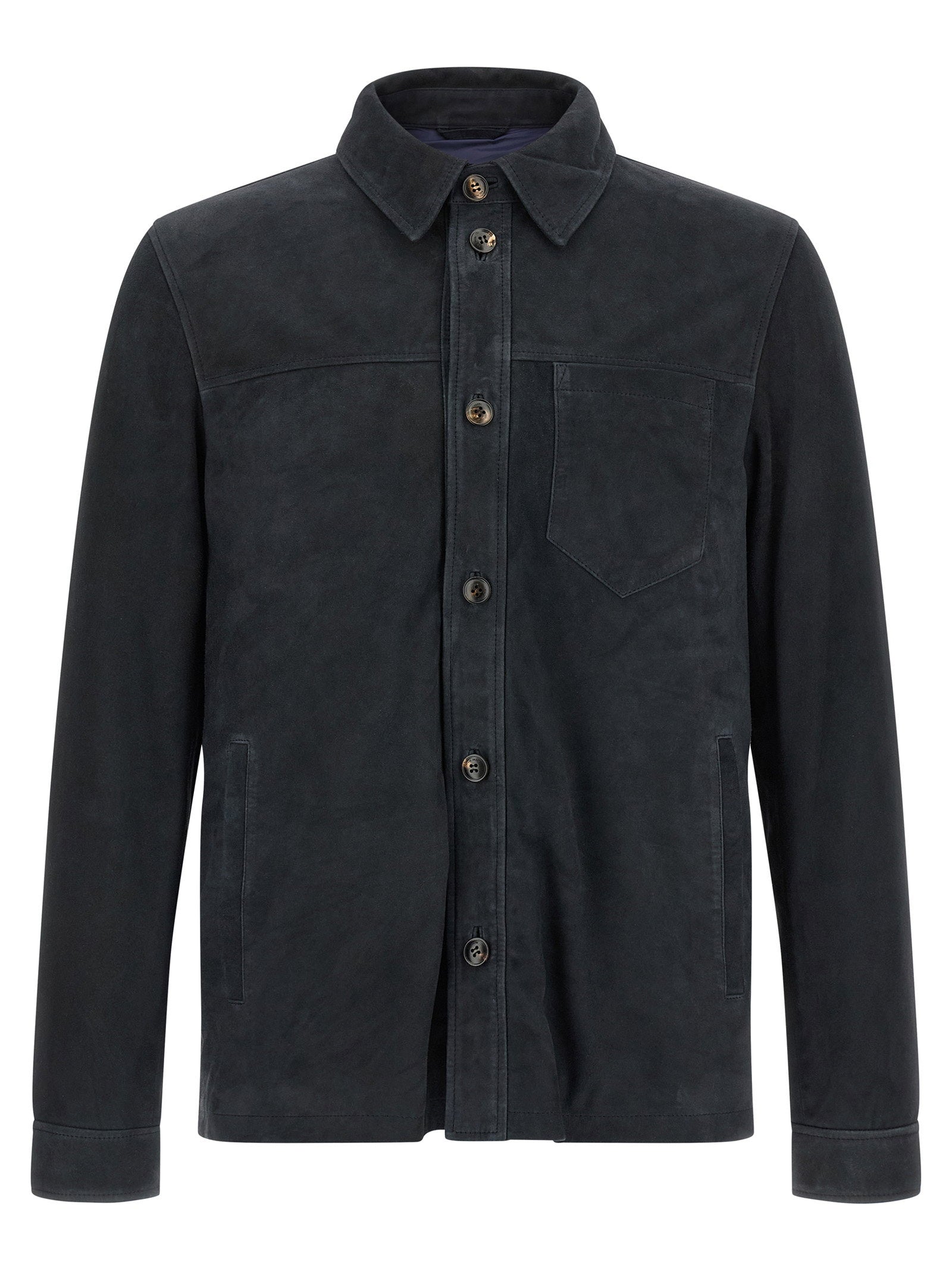 Suede Overshirt