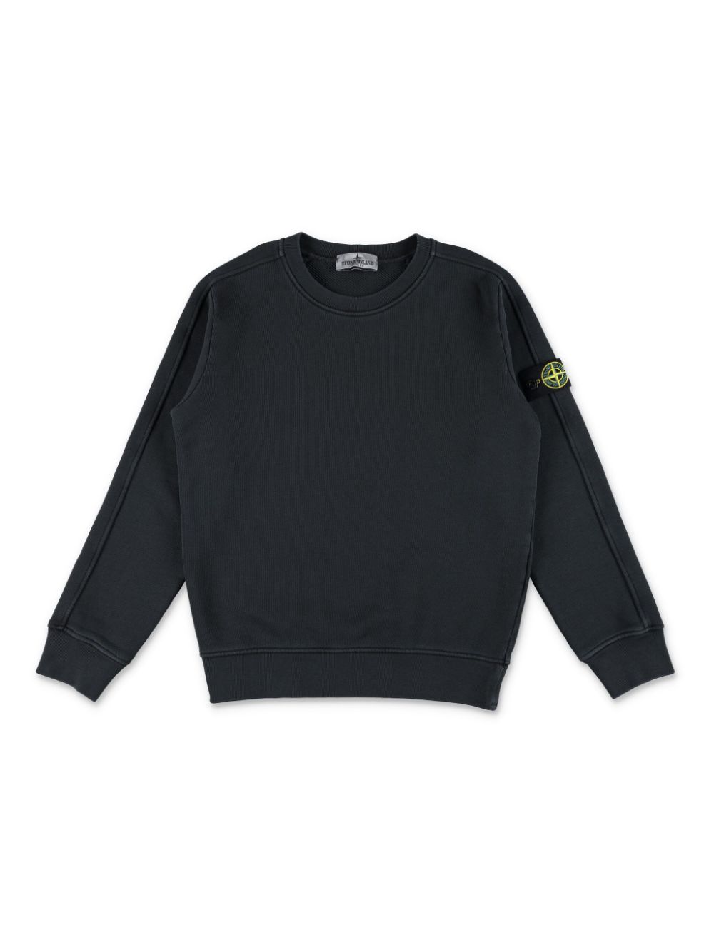 Diagonal fleece sweatshirt - Black