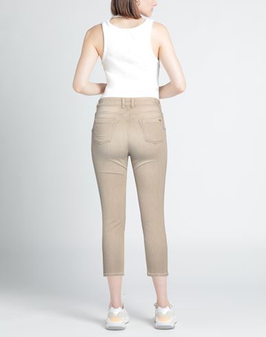 Woman Jeans Sand Size 30 Cotton, Elastane