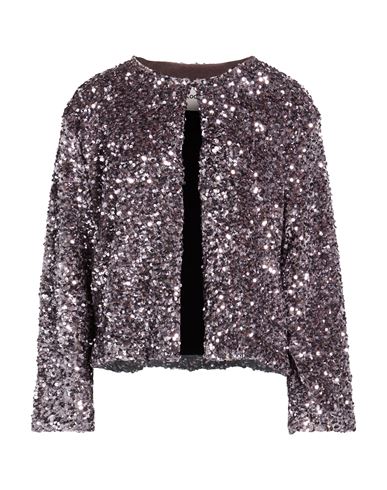 Woman Jacket Mauve Size L Polyester, Elastane