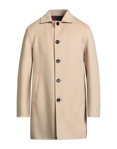Paltò Man Coat Beige Size 40 Wool, Nylon