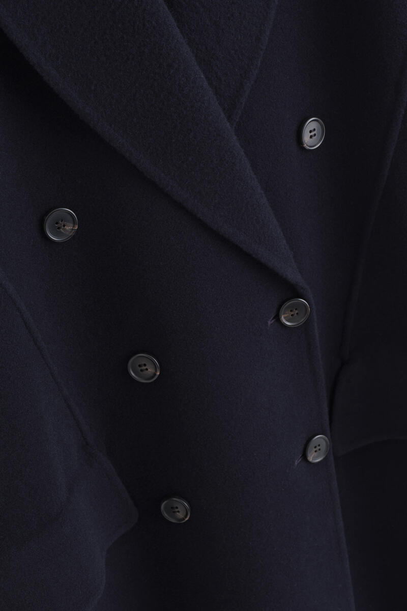 Tailored Double-Faced Wool Long Coat