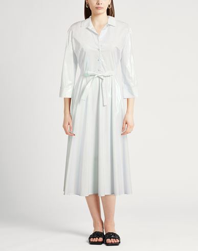 Woman Midi dress Off white Size 4 Cotton