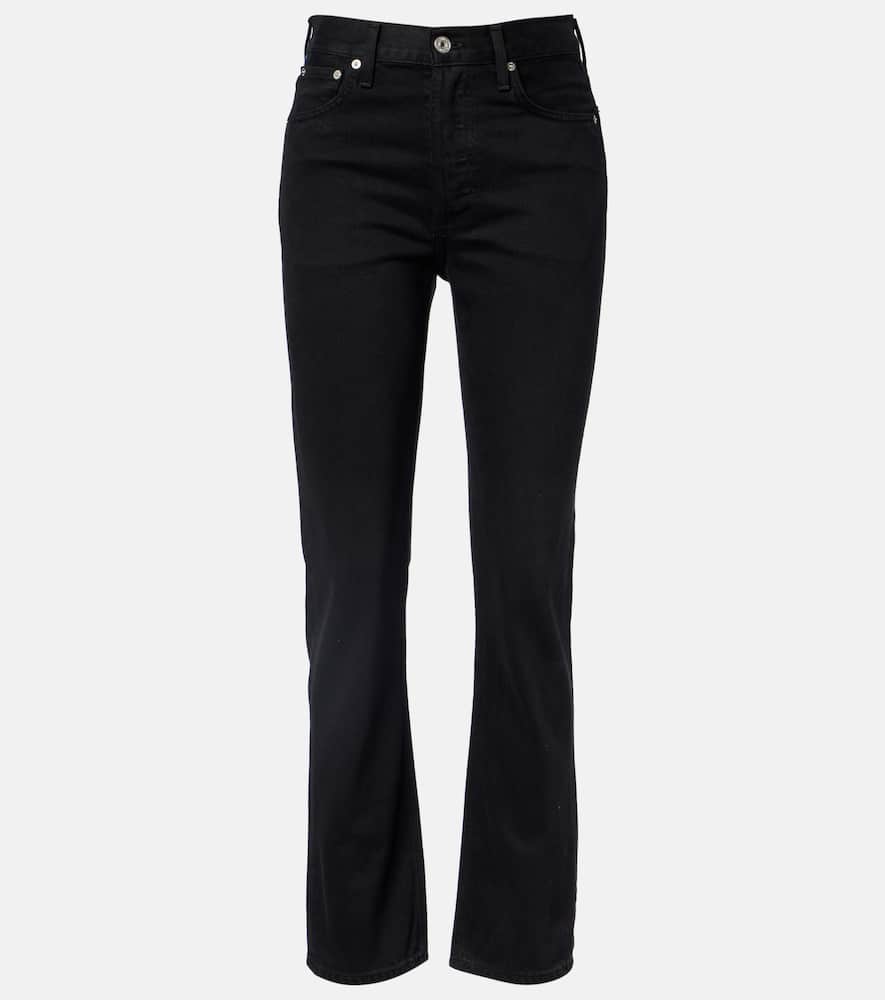 Blaine high-rise straight jeans