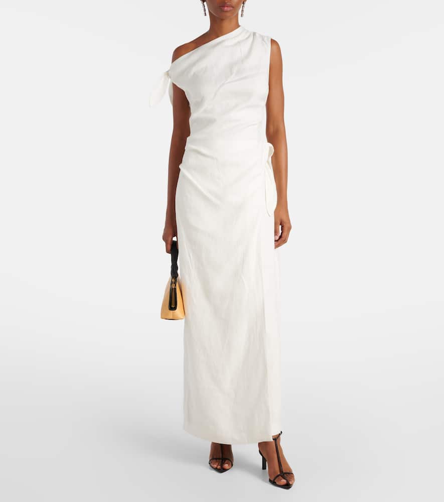 Tamara linen maxi dress