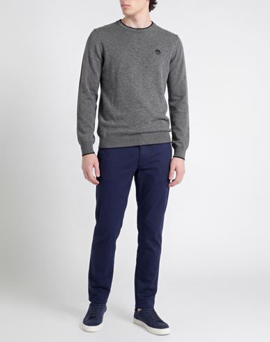 Man Sweater Grey Size 3XL Polyamide, Wool, Viscose, Cashmere