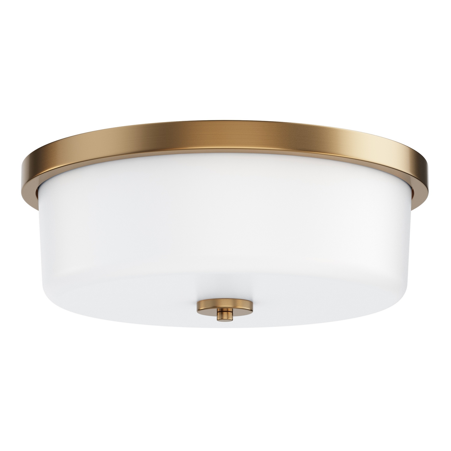Natural Aged Brass Flush Mount from the Fuller Collection