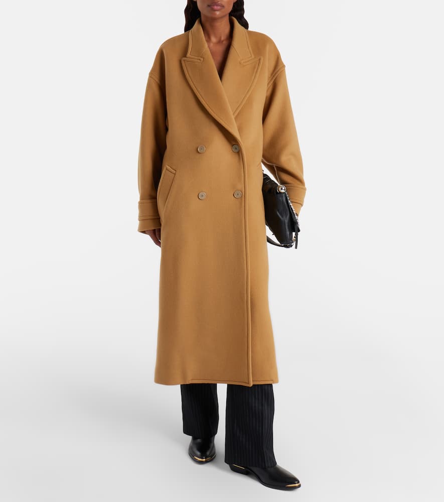 Winry wool and cashmere-blend coat