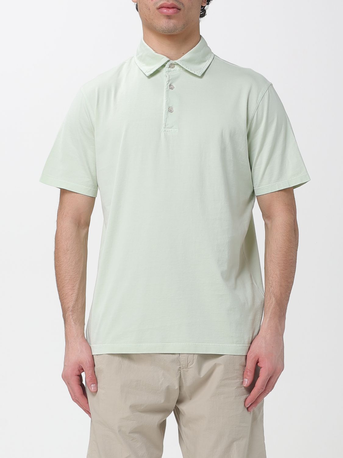 Polo Shirt Men color Green