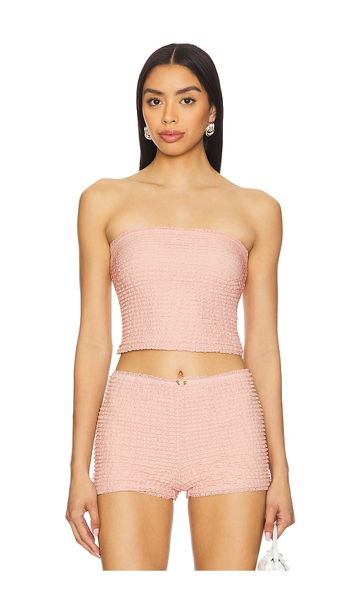 Show Me Your Mumu x REVOLVE Nicki Tube Top in Blush. -  XL also in L