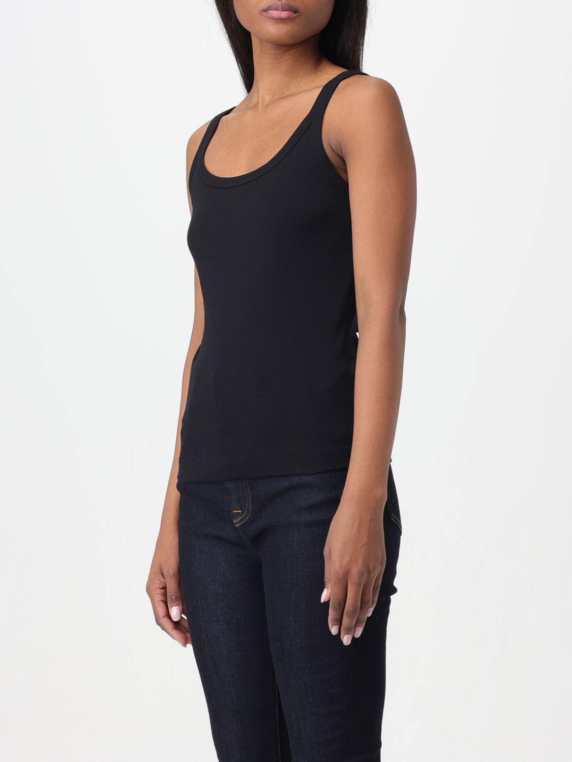 Top Woman color Black