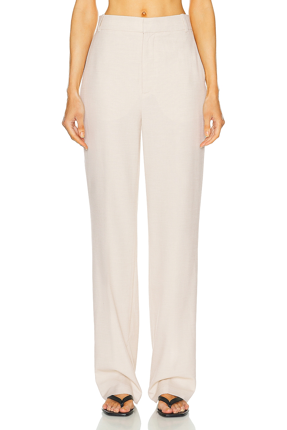 L'Academie Hendry Trouser in Beige - Beige. M also in