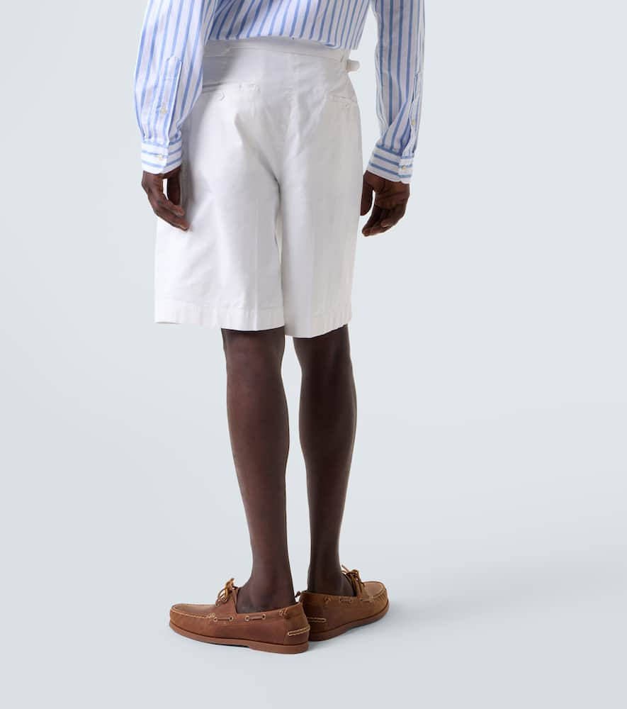 Cotton-blend shorts