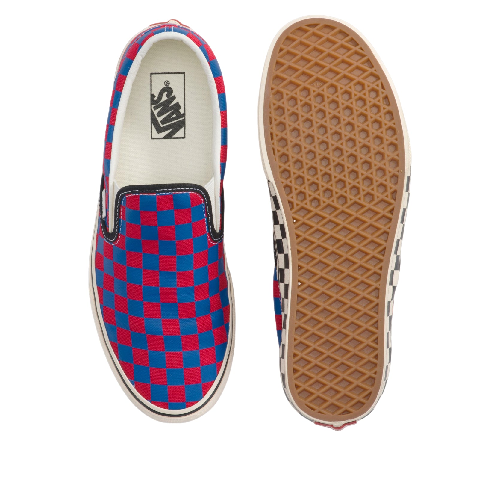 Classic Slip-On Checkerboard 'Red Blue'