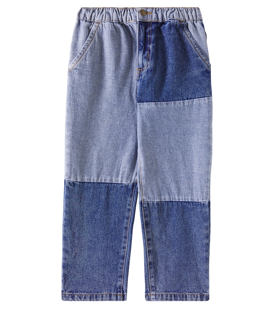 Rylee + Cru Patchwork straight jeans