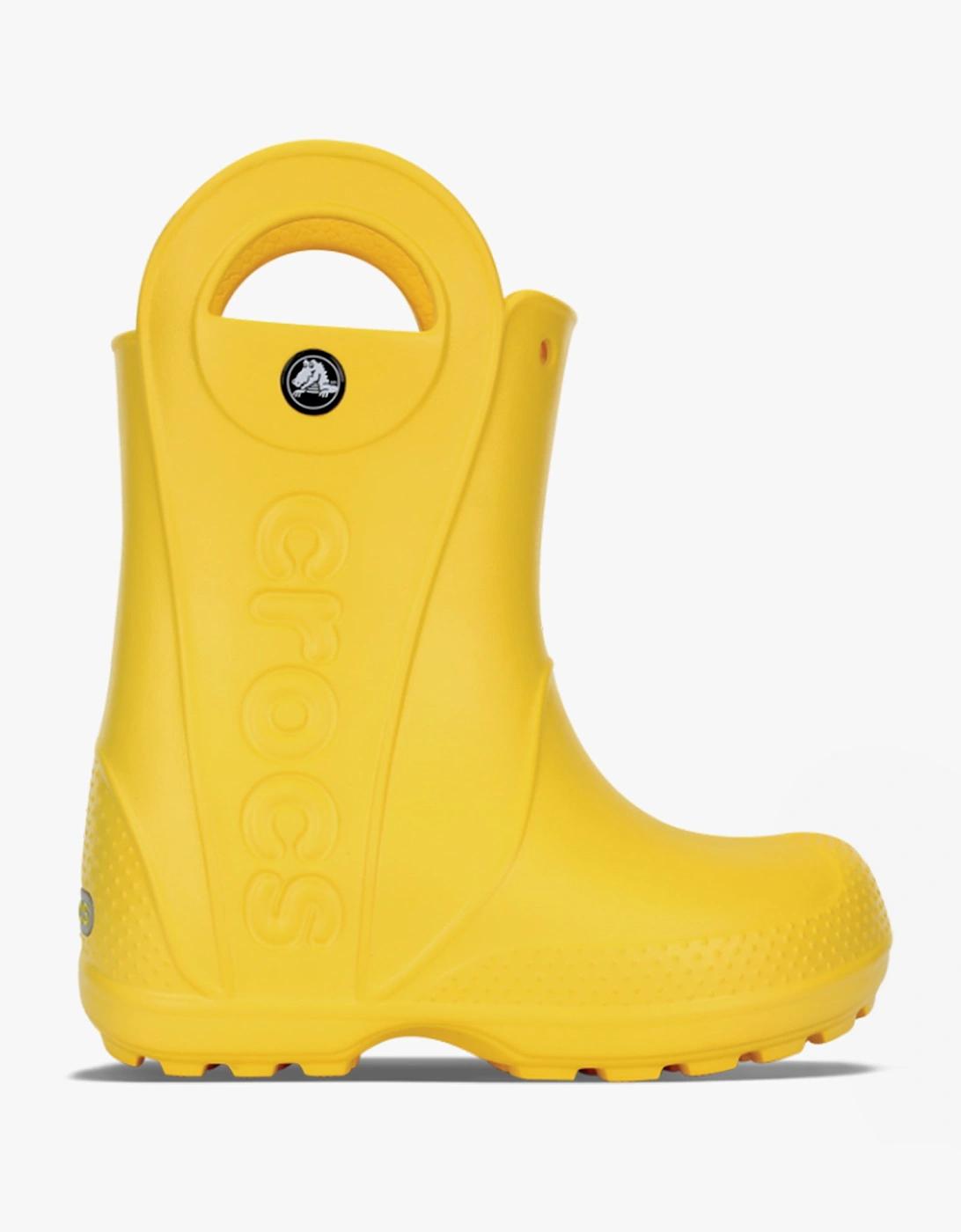 Crocs 12803-730 HANDLE IT RAIN BOOT Kids Yellow - Size: UK 1 older kids