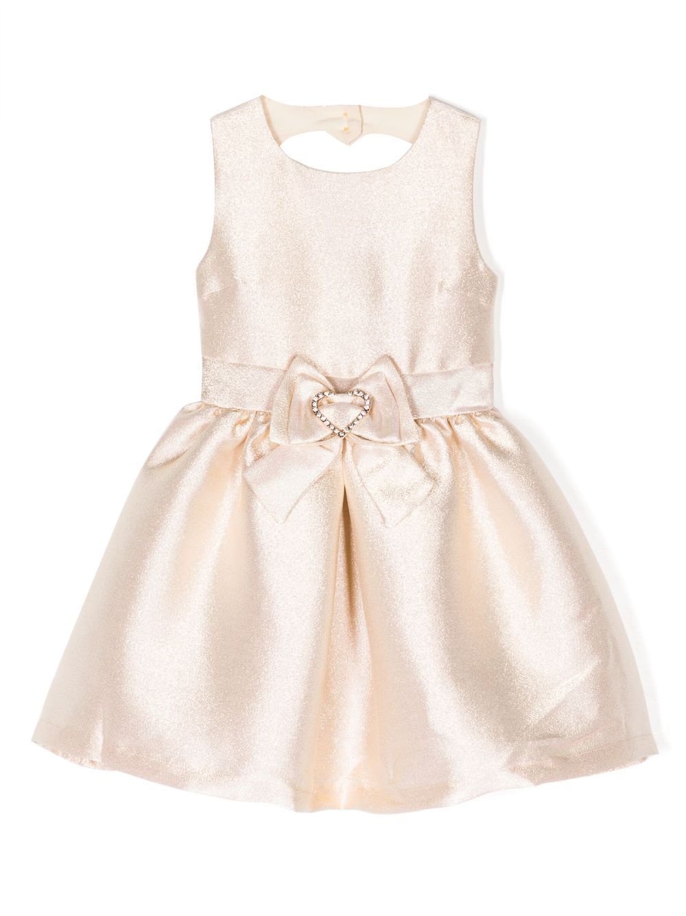 Sydney high-shine midi dress - Neutrals