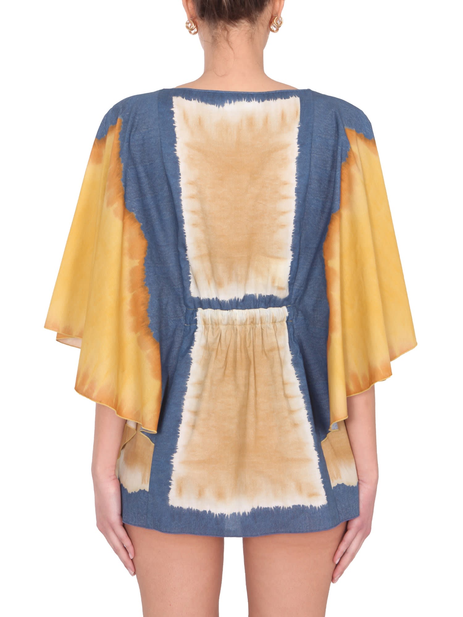 Tie Dye Print Caftan