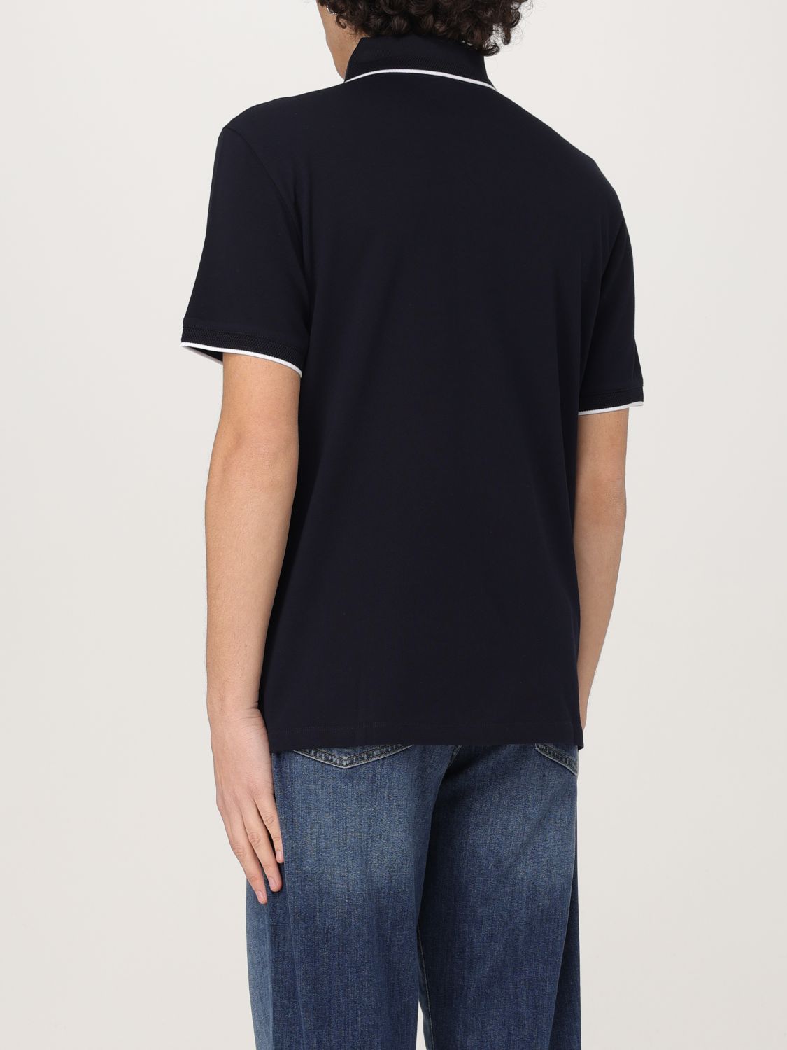 Polo Shirt Men color Blue