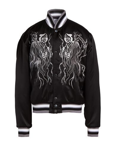 Man Jacket Black Size S Polyester