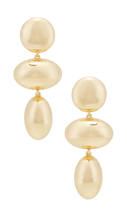 BaubleBar HÄNGEOHRRINGE THREE STATION in Metallic Gold